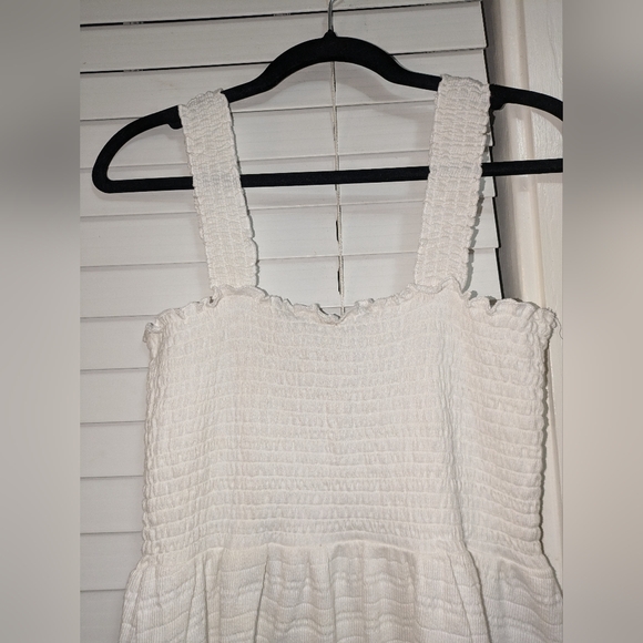 Roxy Women's White Hang 10 Of the Shoulder Mini Sundress. NWT Size M - Picture 5 of 12
